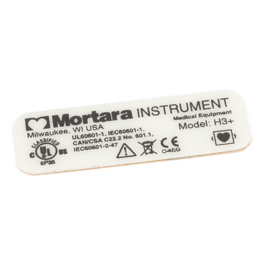 9042-047-01 Welch Allyn Label, Back, White, H3+