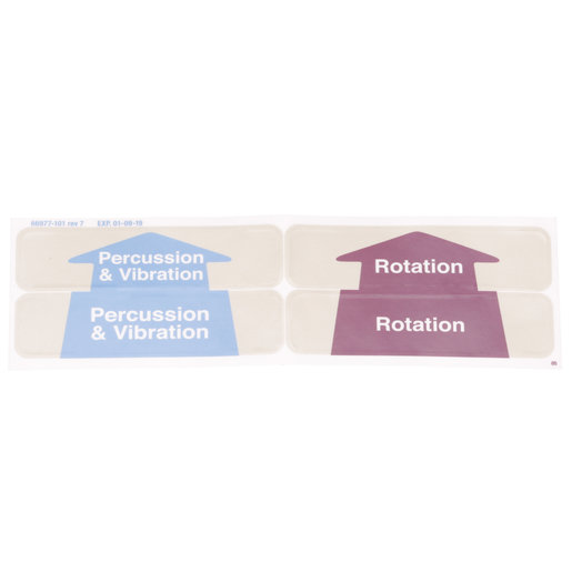 66977101 Hillrom Labels Air Manifold Door