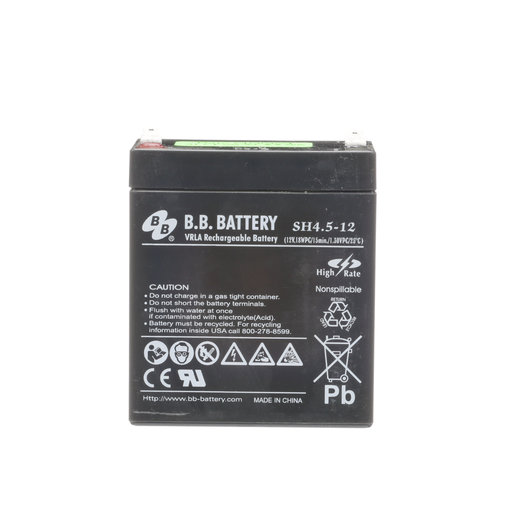 161519 Hillrom Battery, Lead Acid, 12V, 4.5Ah