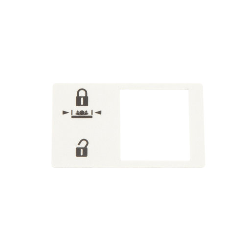 66859 Hillrom Label, Lockout