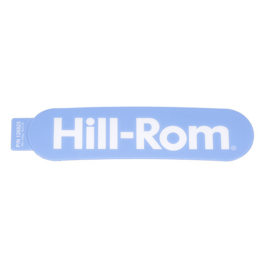 126925S Hillrom Label, Footboard Capital