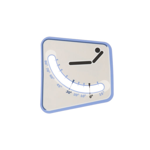 72821 Hillrom Label, Head Angle Indicator, LH