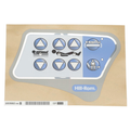 16939802 Hillrom Label, Caregiver Head Control Air RH