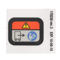 170230 Hillrom Label, Warning