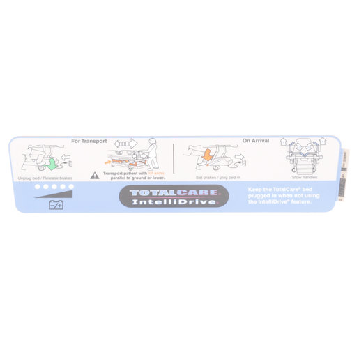 144694101 Hillrom Label, Transport Warning, English