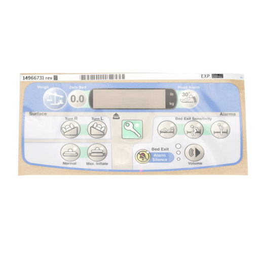 14966731 Hillrom Label, Pod, Air, PPM, Scale, Hob