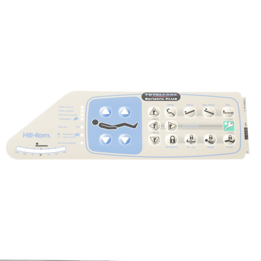 143604 Hillrom Label, Caregiver Control, RH