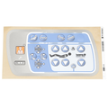 17955301 Hillrom Label, Intmdrail, Caregiver Controls, LH
