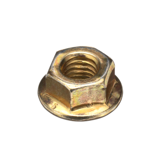 132847 Hillrom Nut, Hex/Lk/Flg, M8, .335, Steel
