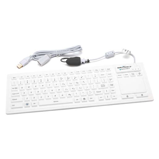9970-013 Welch Allyn Waterproof US Keyboard True Type White
