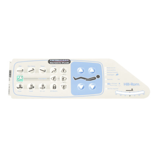 143603 Hillrom Label, Care Giver Control, LH