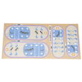 144590 Hillrom Label, Kit-Siderail, N, L, R, T, A