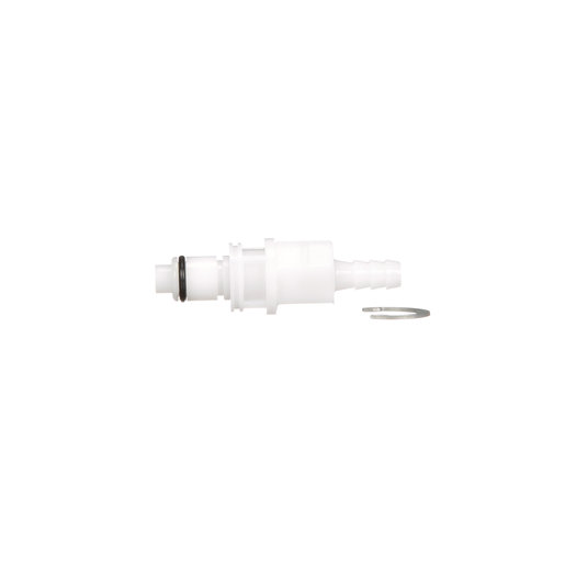 143509 Hillrom Hose Coupler w/Shutoff, 1/4"