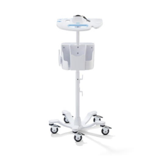 4900-60 Welch Allyn Mobile Stand w/ Accessory Cable Management and Extended Housing for Connex Vital Signs Monitor 6000 Series