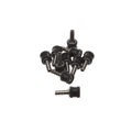 5082-161 Welch Allyn Metal Hose Connector w/ Barbed End, Screw-Type, 1/8 in. Tubing