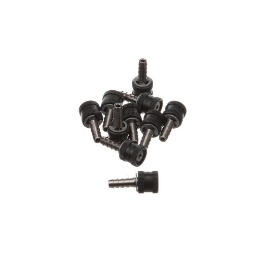 5082-161 Welch Allyn Metal Hose Connector w/ Barbed End, Screw-Type, 1/8 in. Tubing
