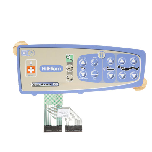 141219 Hillrom Right Caregiver Overlay w/Bed Controls and Nurse Call
