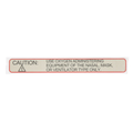 4901405 Hillrom Label, Oxygen Caution