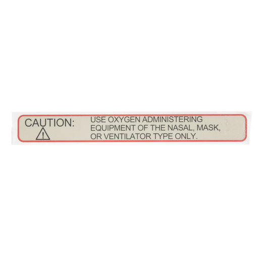 4901405 Hillrom Label, Oxygen Caution
