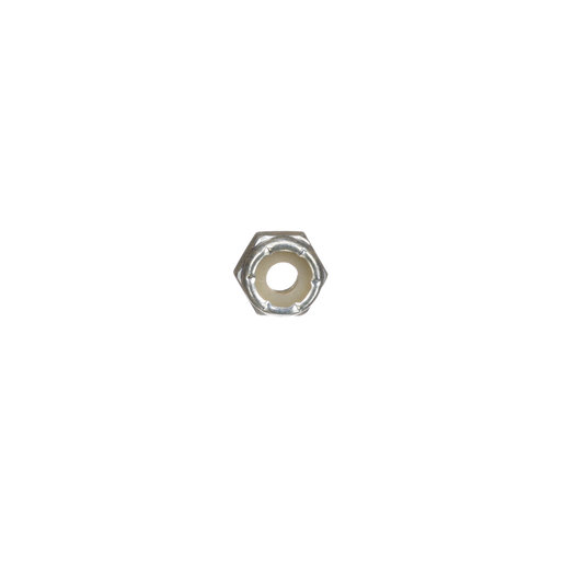 60620 Hillrom Nut, Hex/Nylon, .190-24, Steel