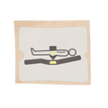 16005101S Hillrom Label, Hip, FD