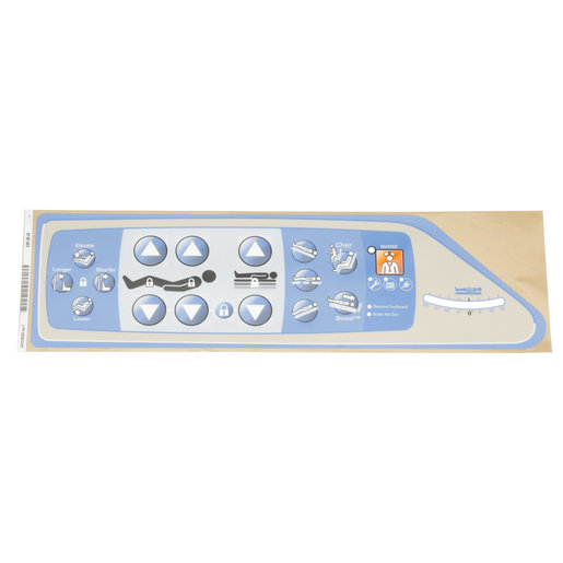 147228101 Hillrom Label, Caregiver Control, w/NC, LH, English