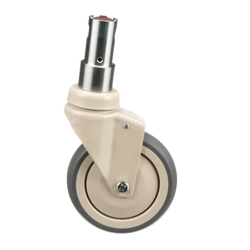 4723903 Hillrom Caster, 5" Sgl Whl Brk Ext Hgt