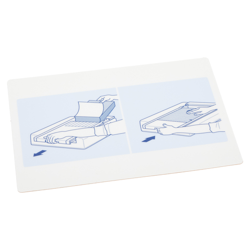 9042-038-02 Welch Allyn Label, Loading Instructions, Cool Gray Z200+