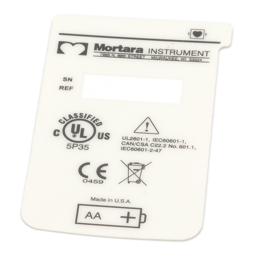 9042-027-01 Welch Allyn Label, Back, H12+