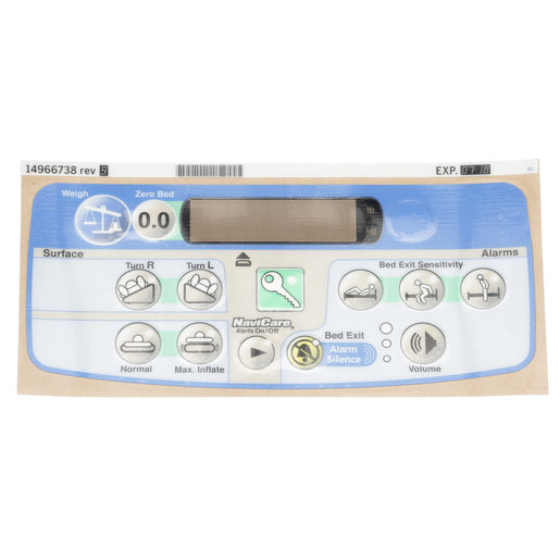 14966738 Hillrom Label, Pod, Air, PPM, NaviCare, Scale
