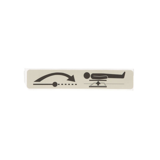 6084801 Hillrom Label, X-Ray Lift, RH