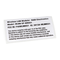 9050-059-12 Welch Allyn Label, SPI, WLAN, B&B Electronics