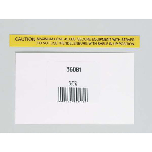 36081 Hillrom Label, Caution