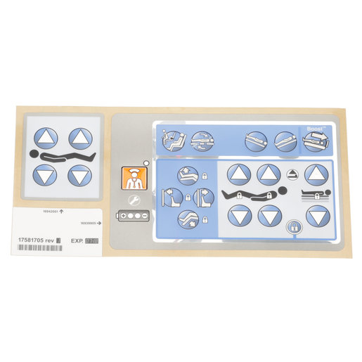 17581705 Hillrom Kit, Control Label, Air, NC, LH
