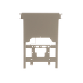 174241S Hillrom Weldment, Width Ext, Thigh, LH