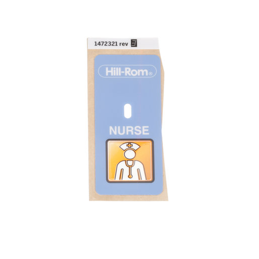 1472321 Hillrom Label, Nurse Call, English