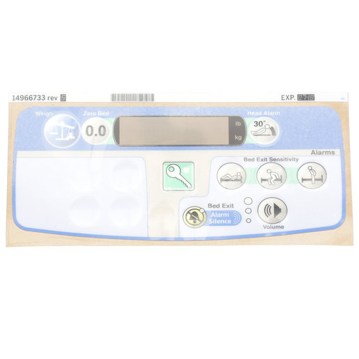 14966733 Hillrom Label, Pod, PPM, Scale, HOB