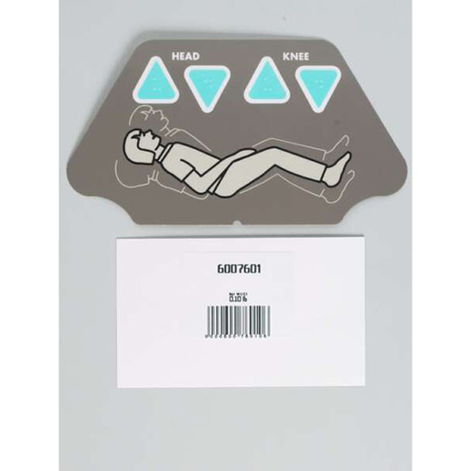 6007601 Hillrom Label, Siderail Controller, Inner, LH