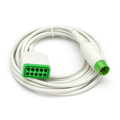 9293-059-62 Welch Allyn ECG Lead Set, 5 Wire, Snap Ends, AHA Gray