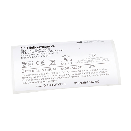 9050-086-02 Welch Allyn Label, Inmetro, Nameplate, ELI 150C