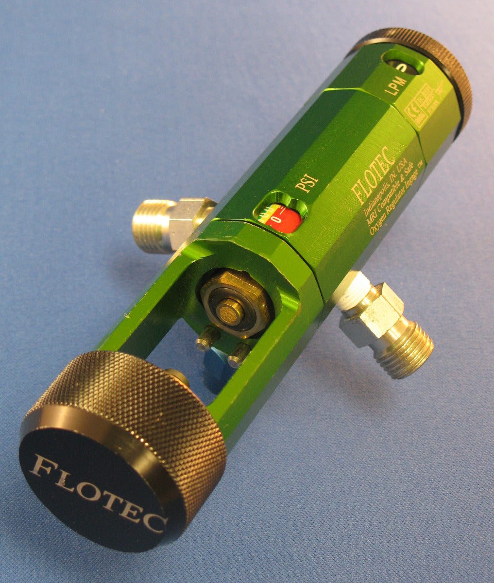 010-6000-ZG1 Flotec InGage Regulator, High Pressure 0-25 LPM, with 2 DISS CV - Green
