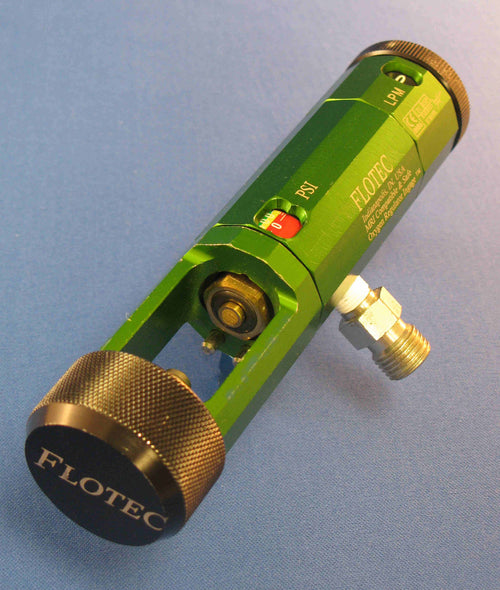 010-6000-ZG4 Flotec InGage Regulator, 0-25 LPM, with 1 DISS CV - Green
