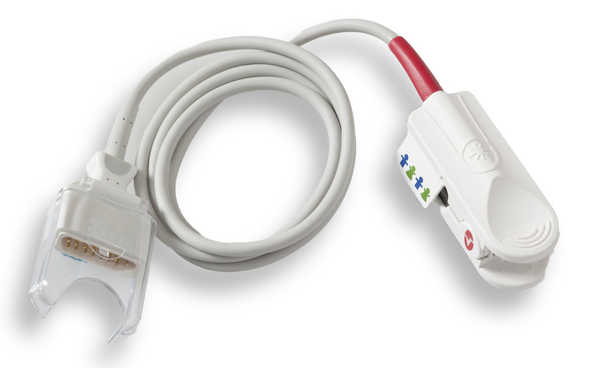 8000-000372 ZOLL Rainbow DCIP, Pediatric Reusable Sensor, SpO2/SpCO/SpMet, 3 ft M-15 Connector