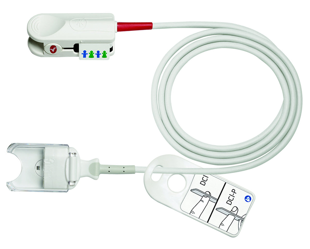 8000-000467 ZOLL Rainbow, DCIp Sc-400, Pediatric Reusable Finger Sensor, 3ft, SpHb, SpO2, SpMet