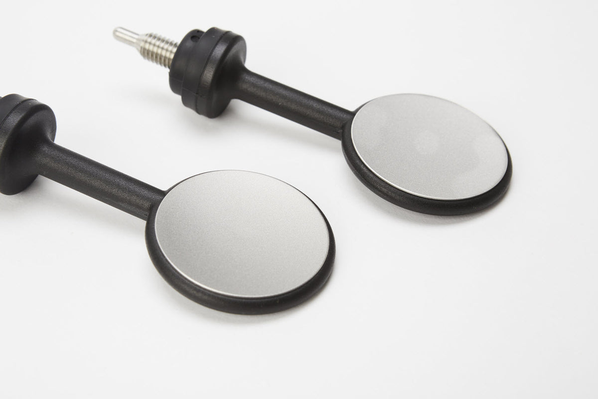 8000-0277-05 ZOLL Over Molded Internal Electrode Paddles, 1.6" (4.0 cm) Dia. By 4.5" (11.4 cm) Short Pair, Pediatric