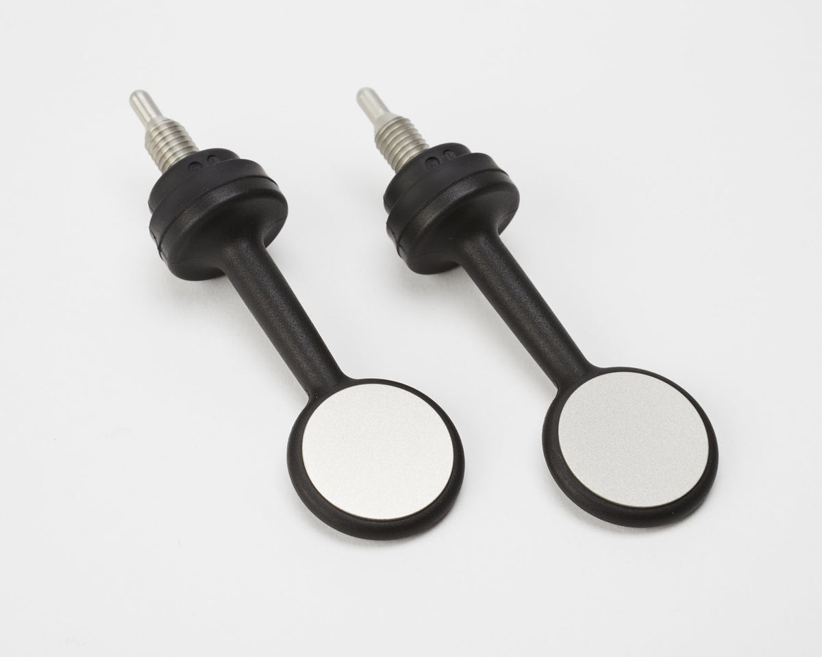 8000-0277-07 ZOLL Over Molded Internal Electrode Paddles, 1.0" (2.6 cm) Dia. By 3.9" (10.0 cm) Short Pair, Pediatric