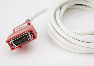 8000-0331 ZOLL Red LNC-10, 10 ft Reusable Patient Cable