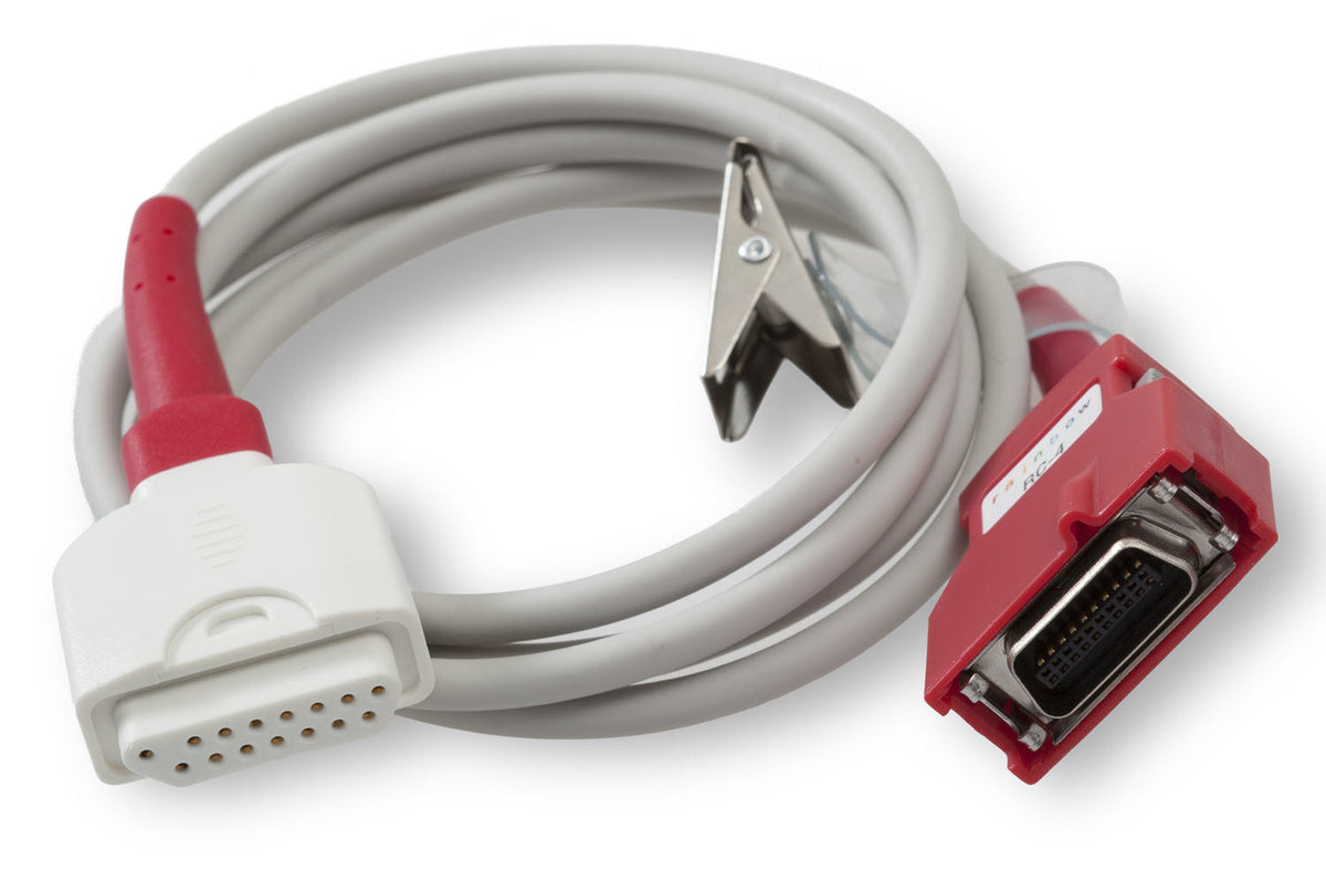 8000-0342 ZOLL Rainbow RC-12, 12 ft Reusable Patient Cable