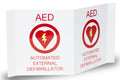 8000-0868 ZOLL AED Plus 3-D Wall Sign
