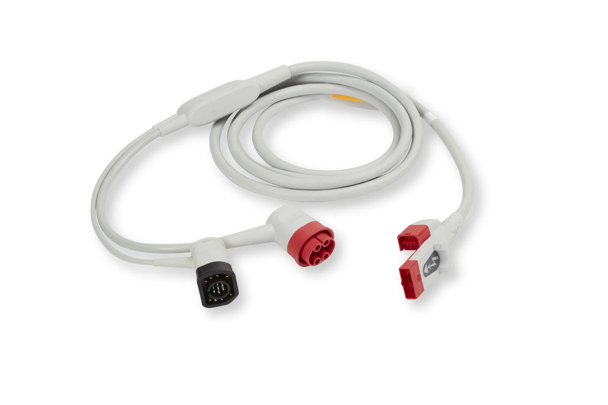 8009-0750 ZOLL OneStep Pacing Cable, 100-240V 50Hz, (Supports Real CPR Help and OneStep Pacing)